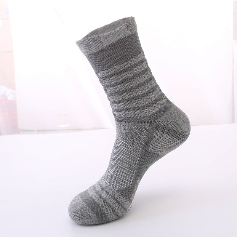 Men's Sports Socks Xinjiang Cotton Plus Size Socks Outdoor Towel Socks European Size Short Socks Thickened Autumn and Winter Basketball Socks