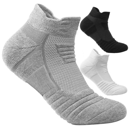 Men's Sports Socks Xinjiang Cotton Plus Size Socks Outdoor Towel Socks European Size Short Socks Thickened Autumn and Winter Basketball Socks