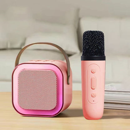 Bluetooth Speaker Karaoke Bluetooth Speaker USB Portable Bluetooth Speaker Wireless Bluetooth Integrated Singing Sound