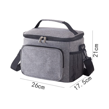 Cross-border Hot Selling Portable Oxford Cloth Insulation Bag Wholesale Outdoor Ice Bag Large Capacity Lunch Bag Lunch Box Tote Bag