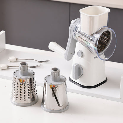 Multifunctional vegetable cutter hand roller planer grater three-in-one vertical vegetable cutting kitchen cheese cutting artifact