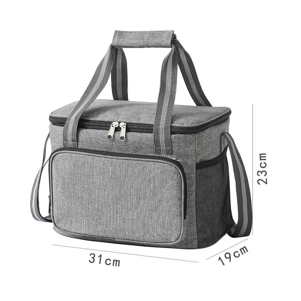 Cross-border Hot Selling Portable Oxford Cloth Insulation Bag Wholesale Outdoor Ice Bag Large Capacity Lunch Bag Lunch Box Tote Bag