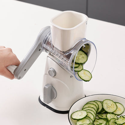 Multifunctional vegetable cutter hand roller planer grater three-in-one vertical vegetable cutting kitchen cheese cutting artifact