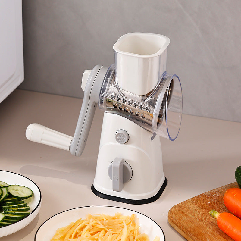 Multifunctional vegetable cutter hand roller planer grater three-in-one vertical vegetable cutting kitchen cheese cutting artifact