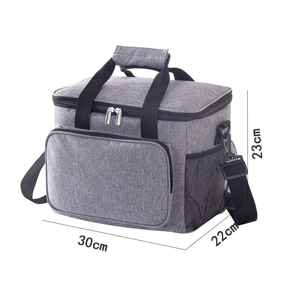 Cross-border Hot Selling Portable Oxford Cloth Insulation Bag Wholesale Outdoor Ice Bag Large Capacity Lunch Bag Lunch Box Tote Bag