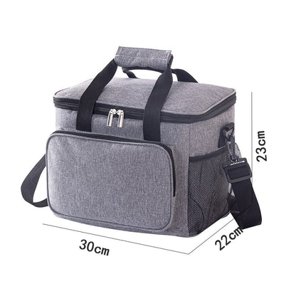 Cross-border Hot Selling Portable Oxford Cloth Insulation Bag Wholesale Outdoor Ice Bag Large Capacity Lunch Bag Lunch Box Tote Bag