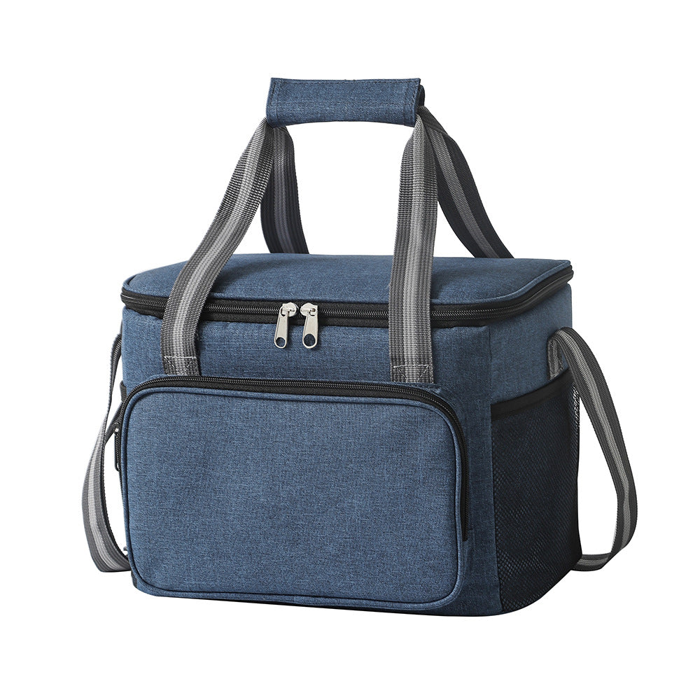 Cross-border Hot Selling Portable Oxford Cloth Insulation Bag Wholesale Outdoor Ice Bag Large Capacity Lunch Bag Lunch Box Tote Bag