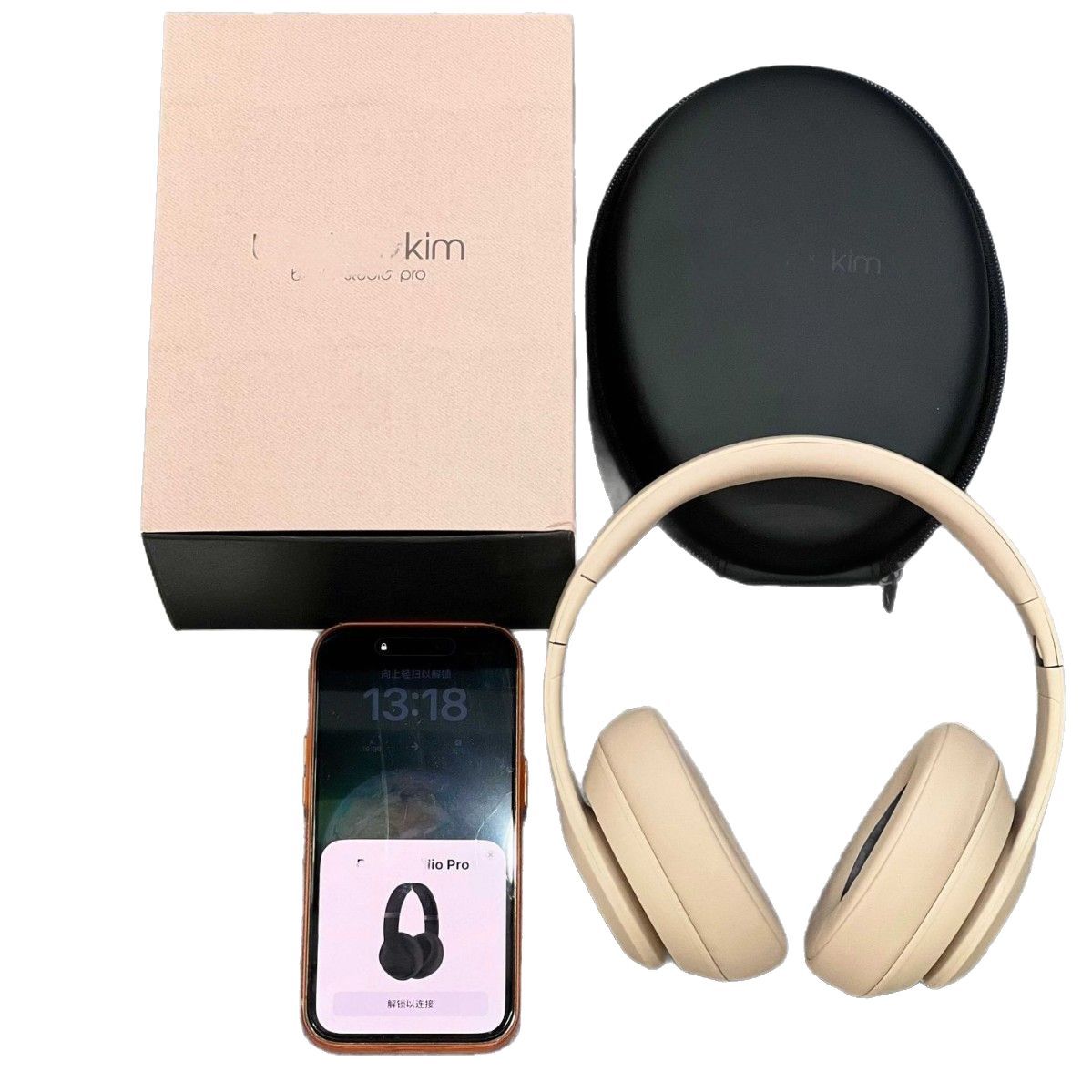 Cross-border KIM co-brand limited edition studio pro head-mounted wireless bluetooth recording engineer 4th generation pop-up headset