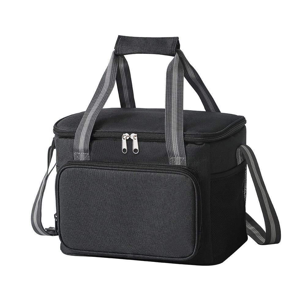 Cross-border Hot Selling Portable Oxford Cloth Insulation Bag Wholesale Outdoor Ice Bag Large Capacity Lunch Bag Lunch Box Tote Bag