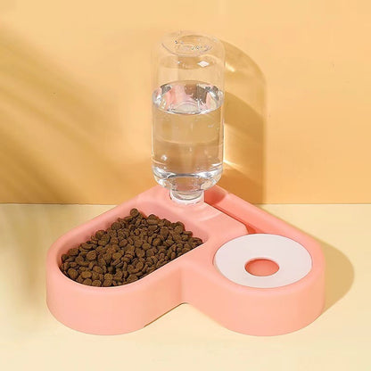 Wholesale Pet Bowl Save Space Reduce Rollover Wet Mouth Cat Bowl Pet Automatic Drinker Pet Bowl Dog Bowl