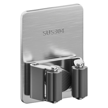 Clipe de pressão Aço Inox - gancho para vassoura, suporte de parede para vassoura