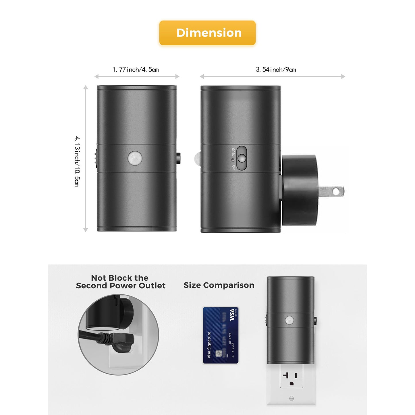 Intelligent Sensor Light Control Motion Sensor Human Body Sensor 2-in-1 Night Light Led Wall Lamp Downlight Bedroom