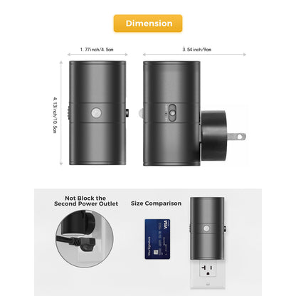 Intelligent Sensor Light Control Motion Sensor Human Body Sensor 2-in-1 Night Light Led Wall Lamp Downlight Bedroom