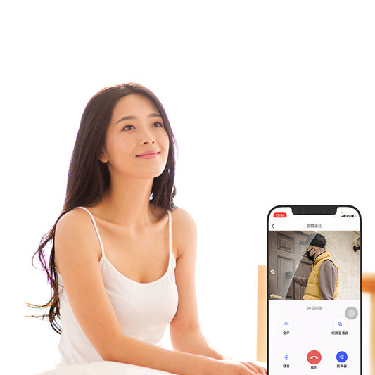 Intelligent video doorbell, high-definition video, voice intercom, wireless remote monitoring, capture, night vision